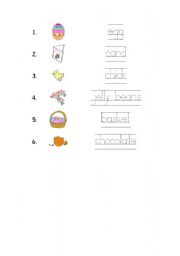 English worksheet: Easter worksheet