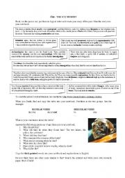 English worksheet: Otzi the ice mummy