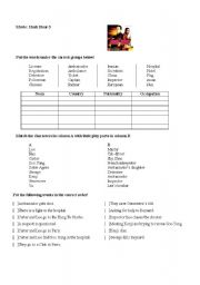 English Worksheet: Movie: Rush Hour 3