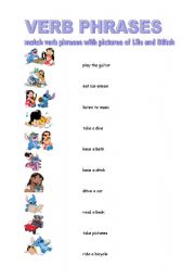 Verb phrases