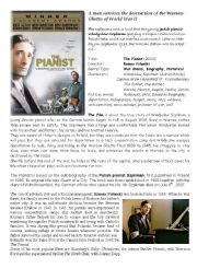 English Worksheet: The Pianist