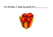 English Worksheet: Christmas Memory game