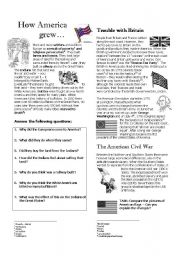 English Worksheet: coop reading activity 