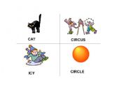 English Worksheet: Hard/Soft C & G Flash Cards 1