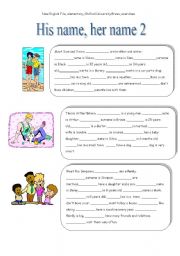 English Worksheet: Possessive pronouns 2