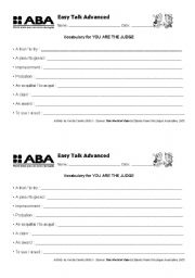 English worksheet: Murdered by the father? The Isabella Nardoni Case - Advanced Discussion