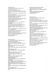 English Worksheet: more than words