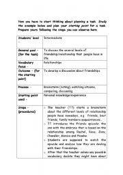 English Worksheet: RELATIONSHIPS & F.R.I.E.N.D.S!