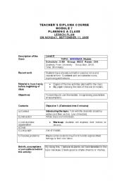 English Worksheet: Modals Lesson Plan