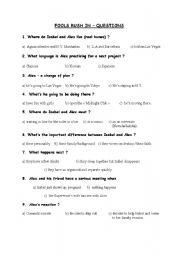 English worksheet: 