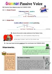 English Worksheet: Passive Voice