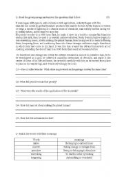 English worksheet: Conjuctions