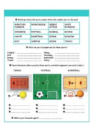 Sports - part II (tasks)