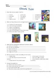 shark Tale - Movie Activity