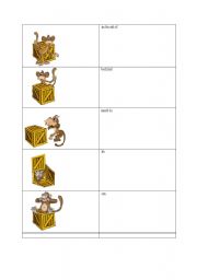 English worksheet: Prepositions of place