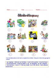 English Worksheet: Adverbs of frequency