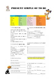 English Worksheet: To be