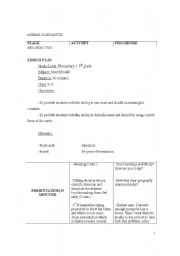 English Worksheet: must and should