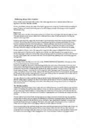 English Worksheet: instructions