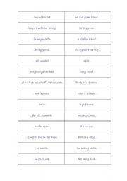English Worksheet: Idioms dominoes...!!!