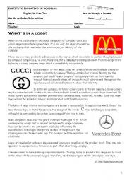English Worksheet: Whats in a logo