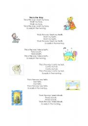 English Worksheet: This is the Way