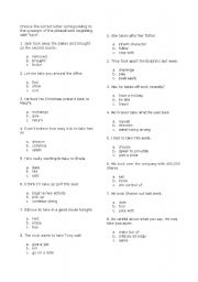 English Worksheet: Phrasal verbs: take