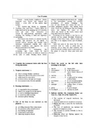 English Worksheet: reading