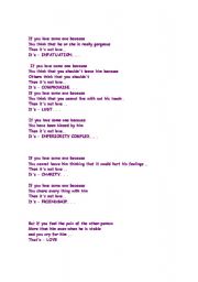 English Worksheet: POEM