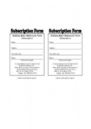 English Worksheet: How to fill in an application form!