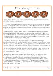 English Worksheet: The Doughnuts