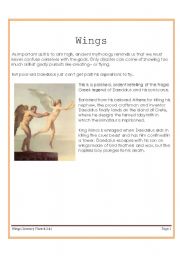 Wings (Greek mythology about Daedalus and Icarus)