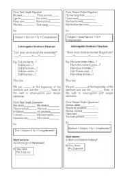 past simple-present perfect structure 3