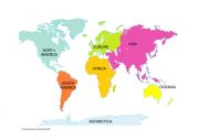 English Worksheet: Finding continents worksheet