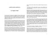 English Worksheet: lappin and lapinova