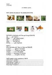 English Worksheet: adjectives