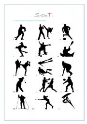 English Worksheet: Sports