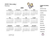 English worksheet: Calander