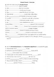 English Worksheet: Simple Present