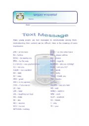 Text message