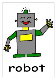 English Worksheet: robot