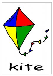 English Worksheet: kite