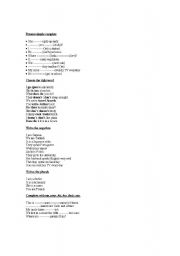 English Worksheet: present simple