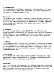 English Worksheet: FUTURE SIMPLE