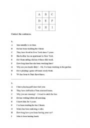 English Worksheet: Noughts & Crosses game
