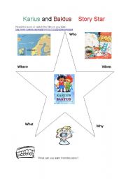 English worksheet: Karius and Baktus - Story Star