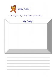 English worksheet: Writing Activity