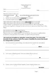 English Worksheet: Connectors of Reason