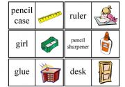 English Worksheet: SCHOOL DOMINO (part 2 out of 4)