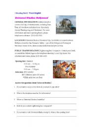 English Worksheet: Reading Test - 